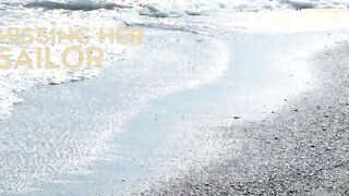 Incredible blond in shoes fingering