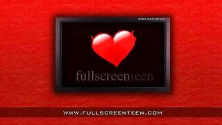 Teen girl stripping and masturbating