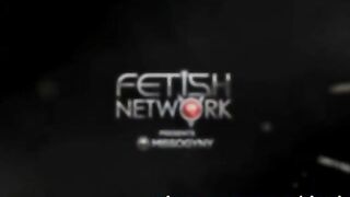 Naked blonde lesbian slave