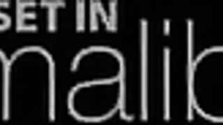 Blonde glamour Francesca during sunset