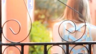 Surprise of skinny teenie for her boy