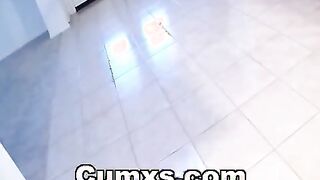 Black Teen Riding And Finishing Creampie