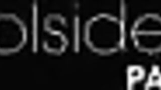 Poolside passion with hot blackhair babe