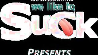 Sexy redhead sucking dick