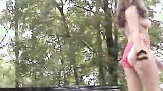 Wet T-Shirt Contest in the Woods Part 2