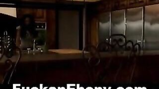 Big Guy Fucking Ebony Hardcore Wild