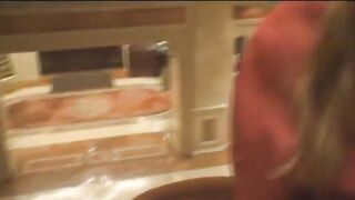 My russian coed dancing in the club