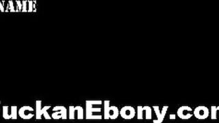 Big Ebony Sucking And Fucked