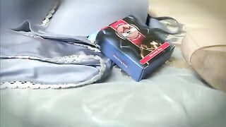 Lisa Ann Fingers Her Pussy In Blue Lingerie