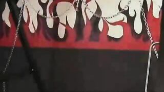 Chained amateur girls