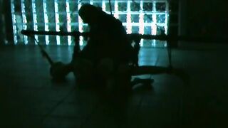 Naked and roped female