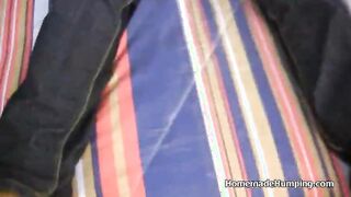 Amateur busty black sucks cock