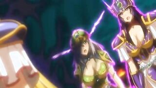 Princess hentai threesome double dicks fucked