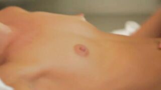 Erotic passionate couple encounter