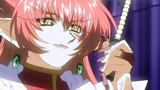 Pregnant hentai bondaged and shoved toys into her ass wetpussy