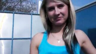 Yummy amateur babe enjoyed riding on a hard cock for money