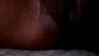 Afro Fat Ass Girl Finger Fucking Wet Pussy