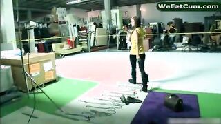 Brandy Aniston playing with cock