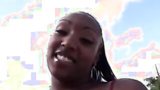 Ebony Riding Big Cock And Taking Cum Shower