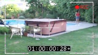 Cute Brunette Girl Crams Rod In Throat & Vagina