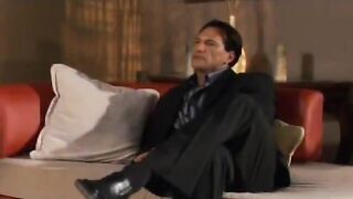 Blonde chick takes hard boner