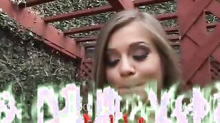 Sizzling Brunette Girl Rita Stuffs Juicy Dong Up Her Cunt