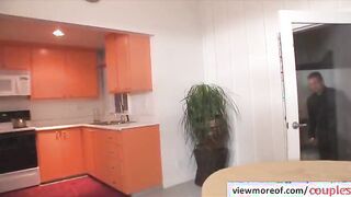 Hot and sexy pornstar Adrianna Angel hooks up with mature couple 