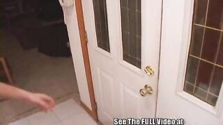 Dirty Santa Gives Karina a White Xmas!