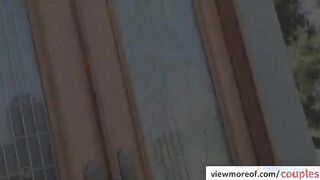 Mature couple fucks their hot and sexy teen guest Kristina