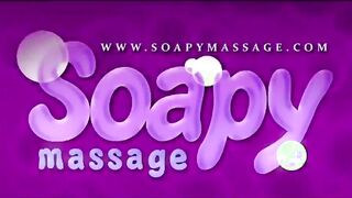 Beautiful brunette masseuse gets her pussy smashed during session