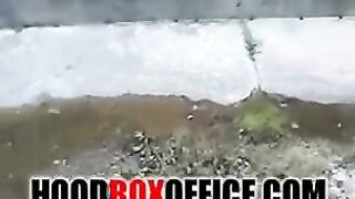 Chocolate Sex Bunny Masturbates & Blows