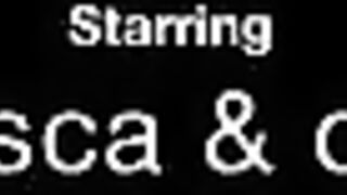 Two lesbian babes coitus double toy