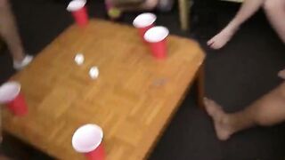 Three girls waiting on fucking with cock