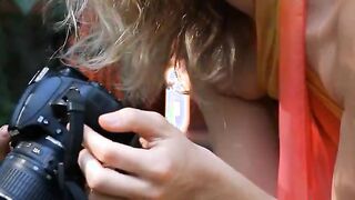 stunning blonde Madonna photographer