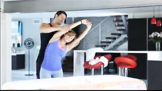 Chick fucked by her personal trainer