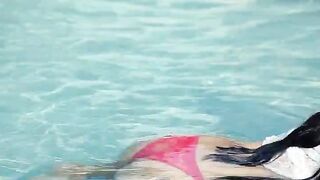 Incredible pool wow sex with hot babe