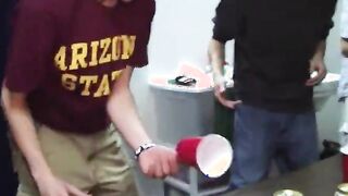 Young college students enjoying coitus