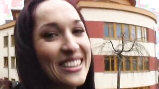 Brunette Amateur Flashing And Fingered On Public Bench