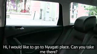 Real amateur euro babe Lana has no money to pay the taxi so she gets fucked