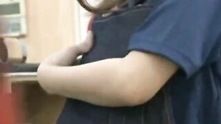 Service Girl exploited and used by Stranger 2