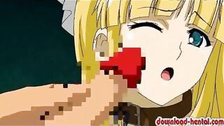 Chained hentai slave gets hot fucked