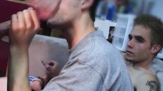 Twink must suck thick cock for his initiation