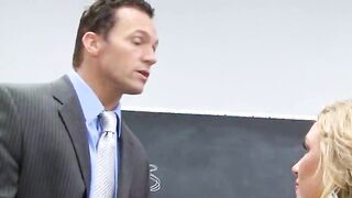 horny coed wit big tits fucks hard