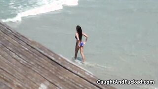 Bigtit bikini slut blows my cock