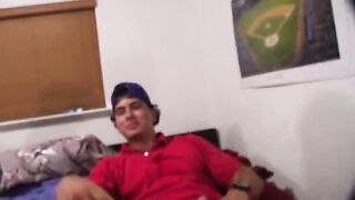 Threesome fuck on college room