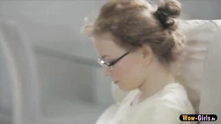 Lovely and sensual sex with sexy teen pornstar Ksenija