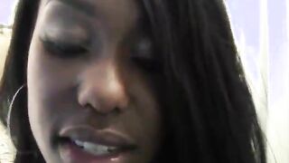 Very Pretty Black Ex Girlfriend Gives Wicked Head POV