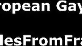 Outdoor ass fuck for muscular French dudes