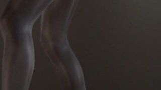 model love masturbating with strap om