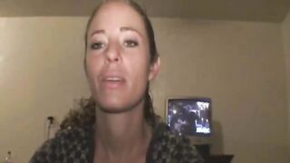 Dirty Brunette Crack Whore Tells Stupid Story And Blowjob